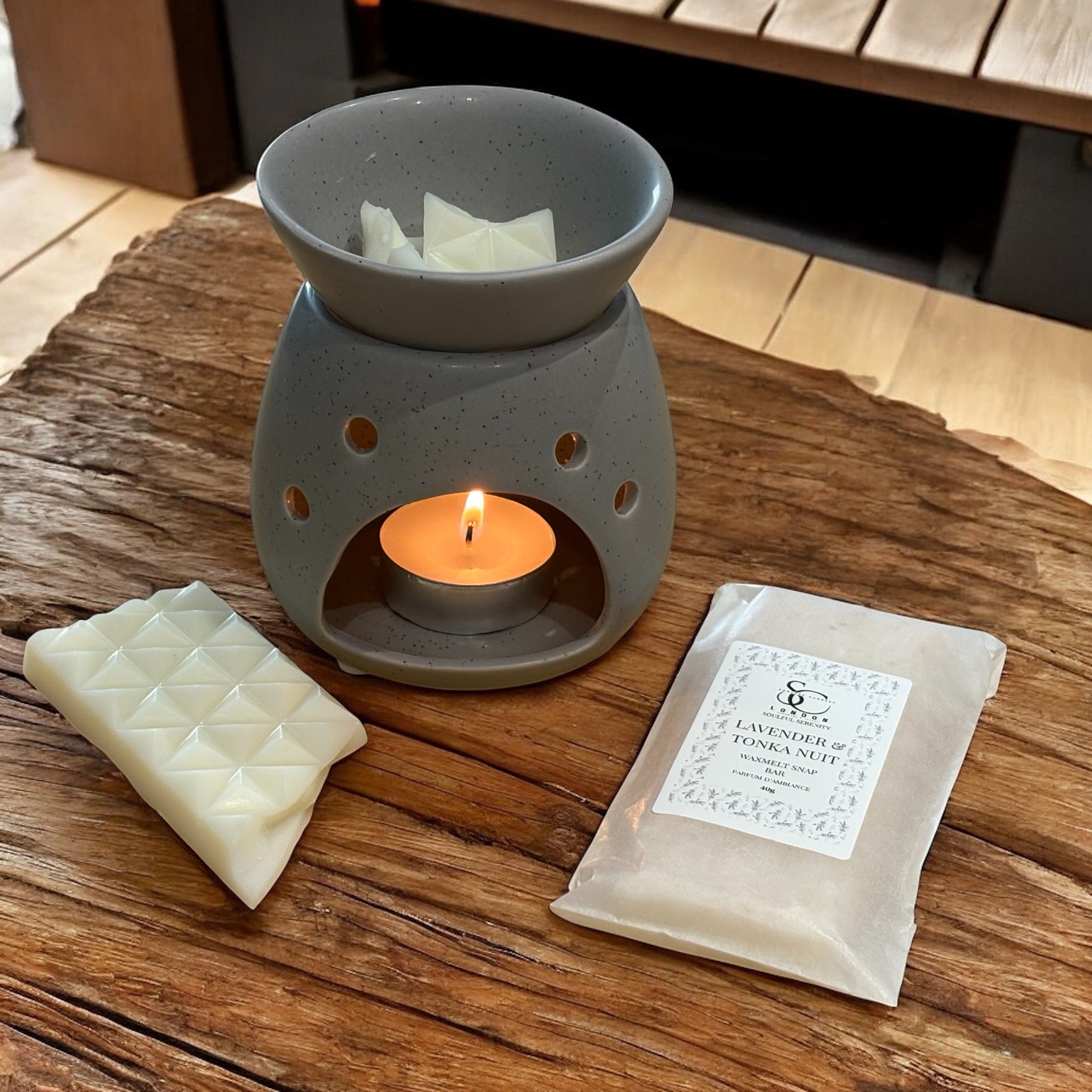 Lavender & Tonka Nuit Wax Melt Snap Bar (40g) – Soulful Serenity Range