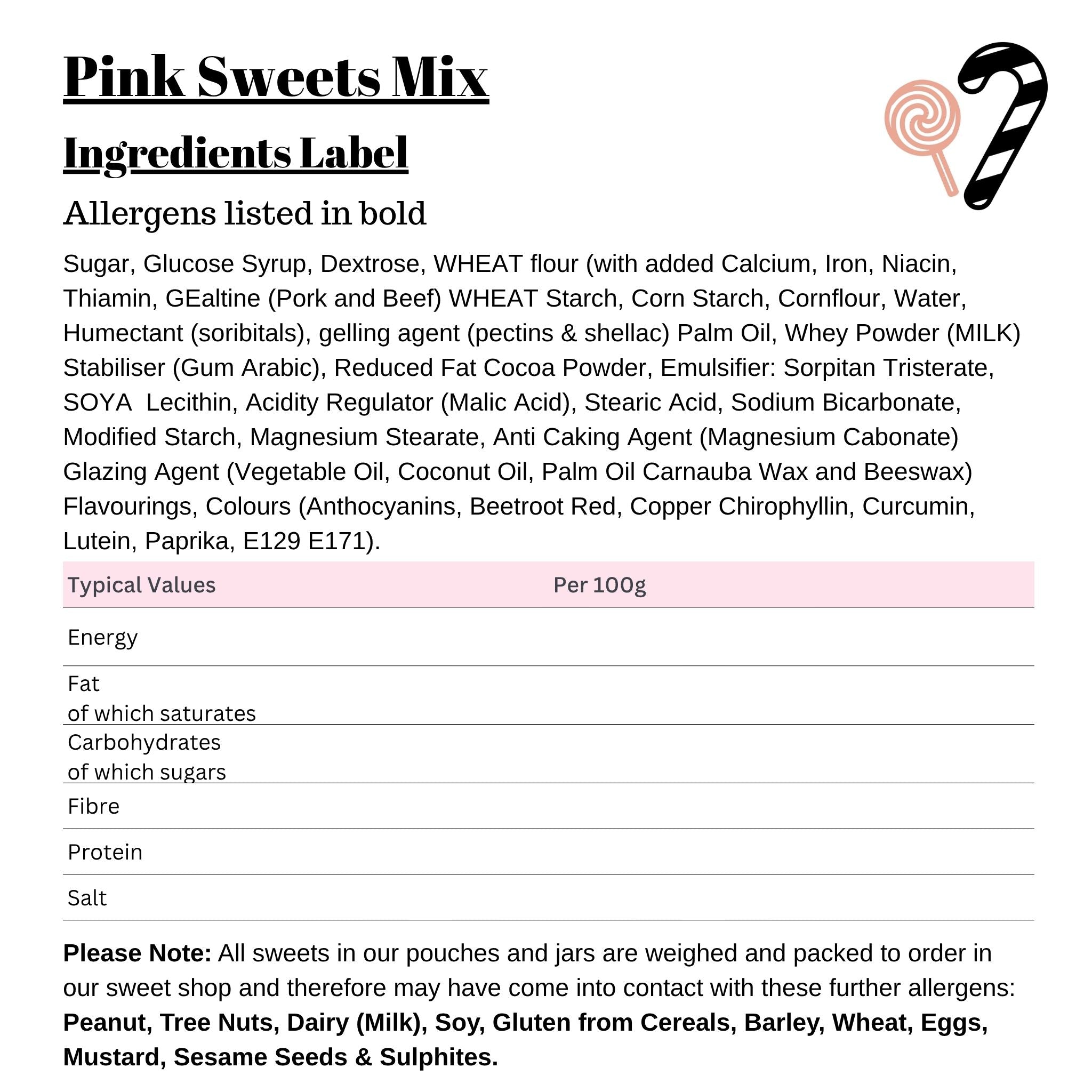 Pink Sweets Mix