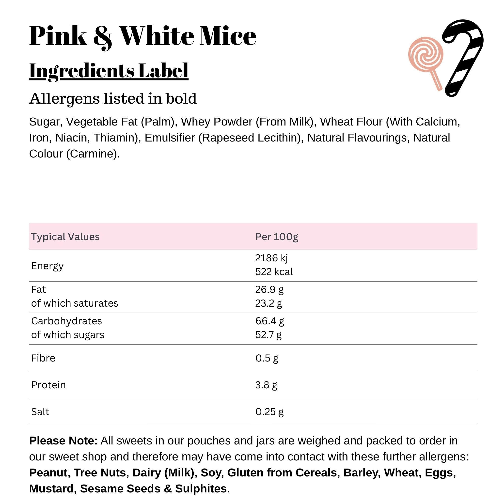 Pink & White Mice