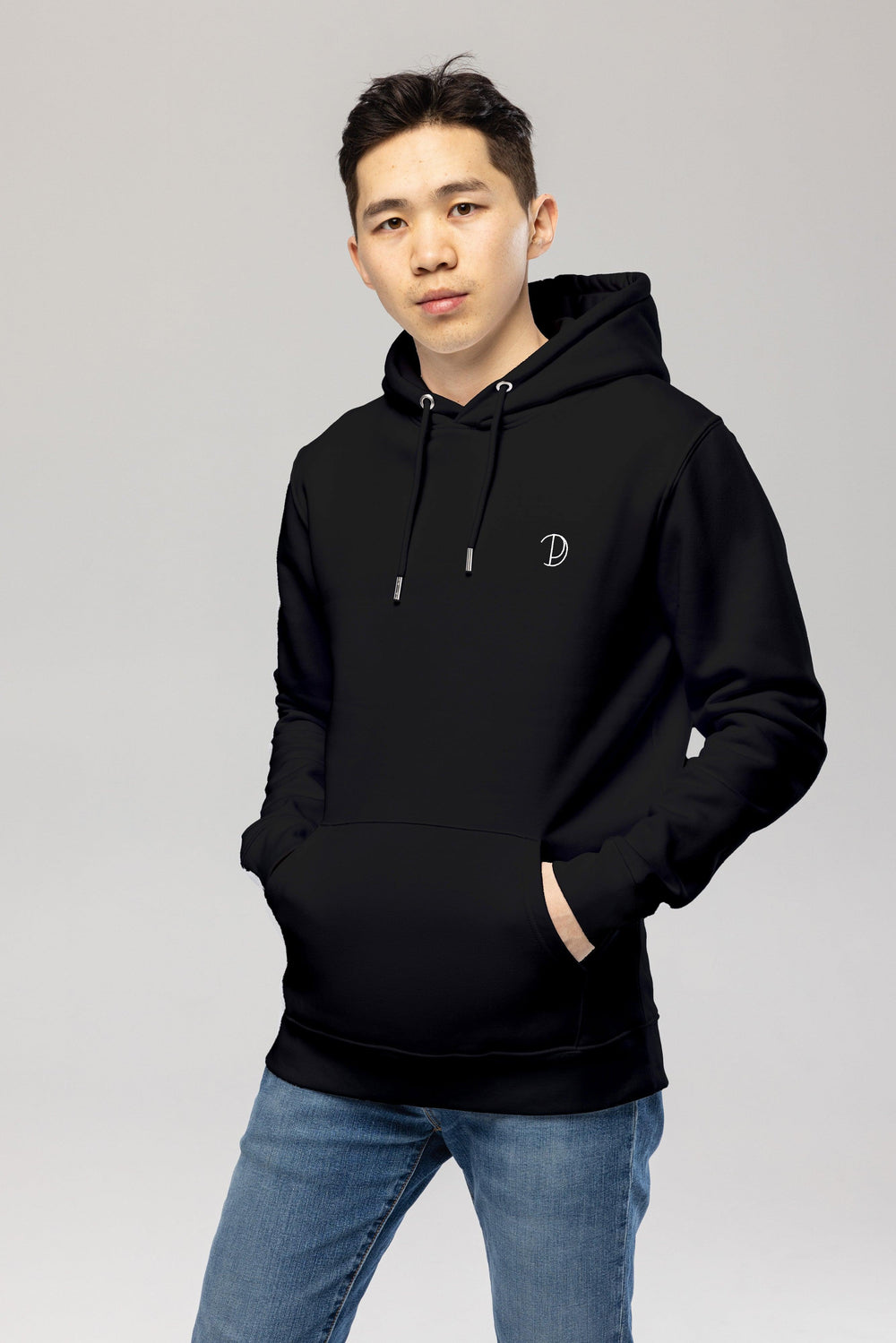 Embroidered Logo Hoodie