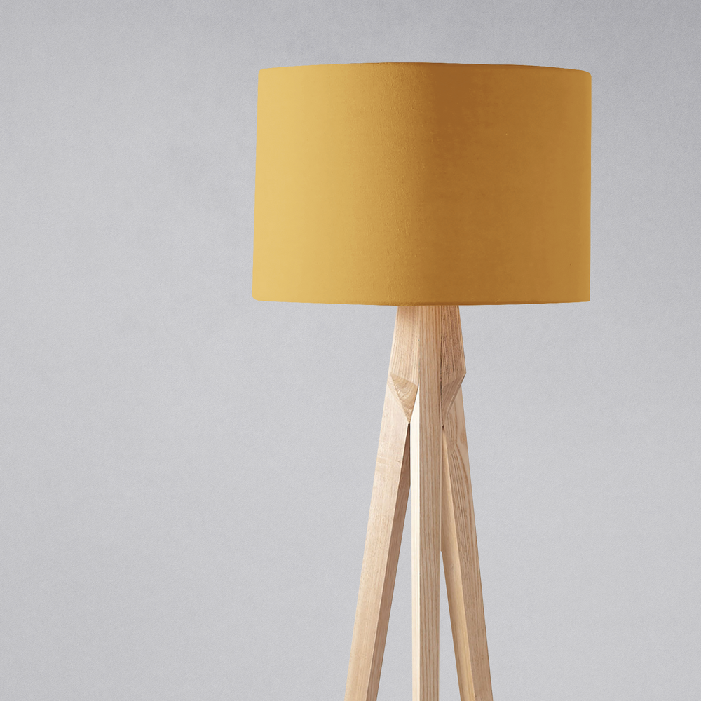 Plain Mustard Lampshade, Yellow Ceiling or Table Lamp Shade