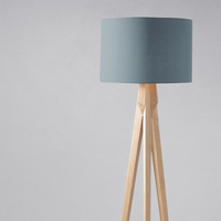Plain Petrol Blue Lampshade,  Ceiling or Table Lamp Shade