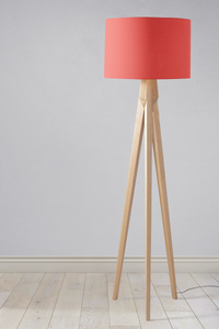 Plain Salmon Pink Lampshade, Ceiling or Table Lamp Shade