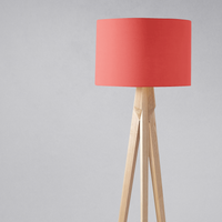 Plain Salmon Pink Lampshade, Ceiling or Table Lamp Shade