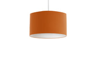 Plain Burnt Orange Lampshade, Ceiling or Table Lamp Shade