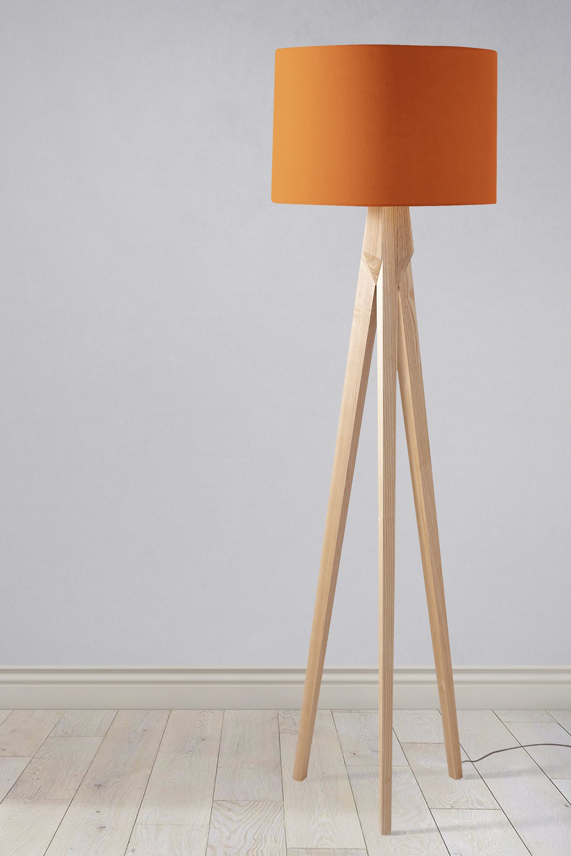 Plain Burnt Orange Lampshade, Ceiling or Table Lamp Shade