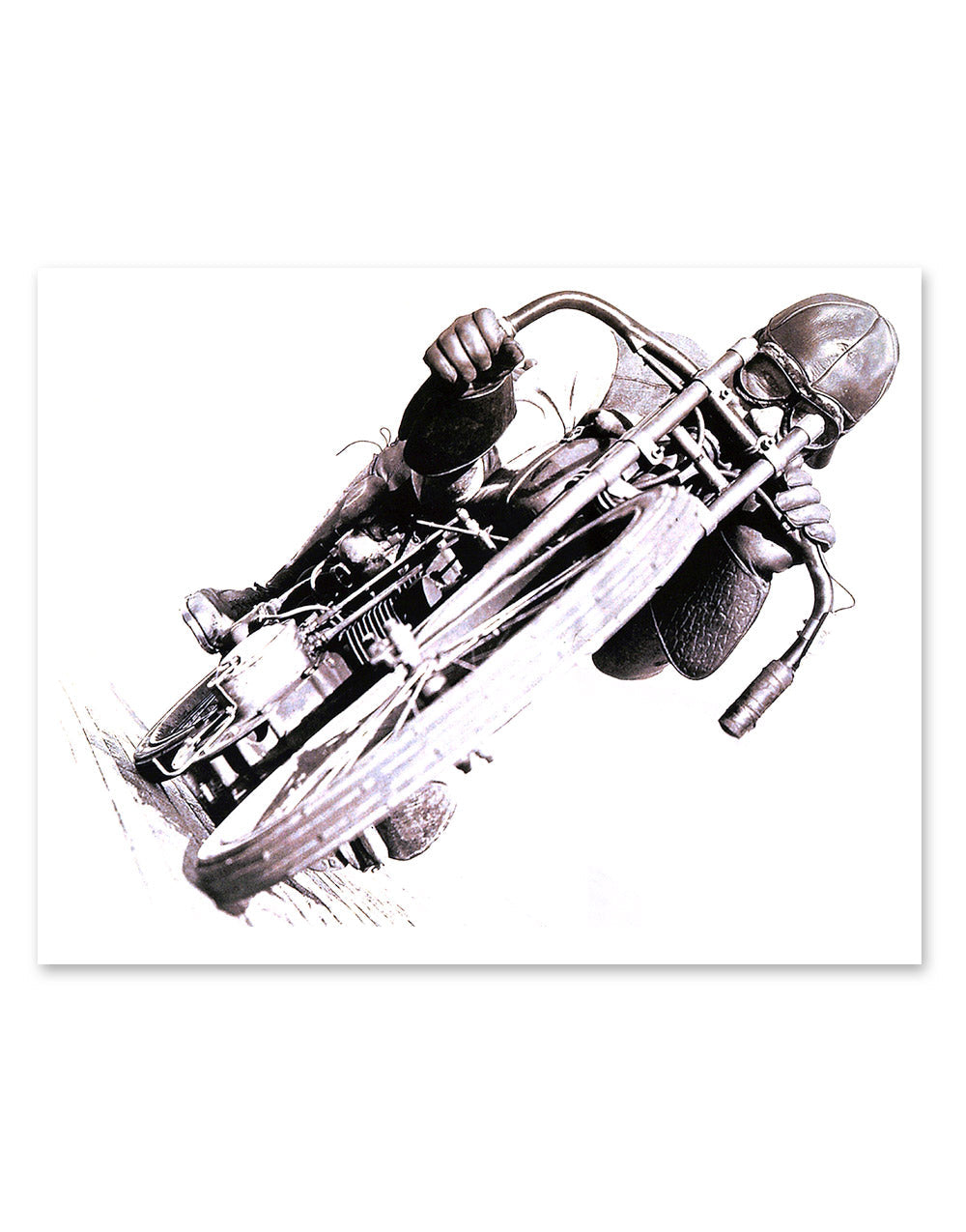 Hotfuel Wall of Death Rider Print Wall Art