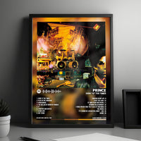 Prince "Sign o' the Times  " Album Cover Poster - with Complete Tracklist