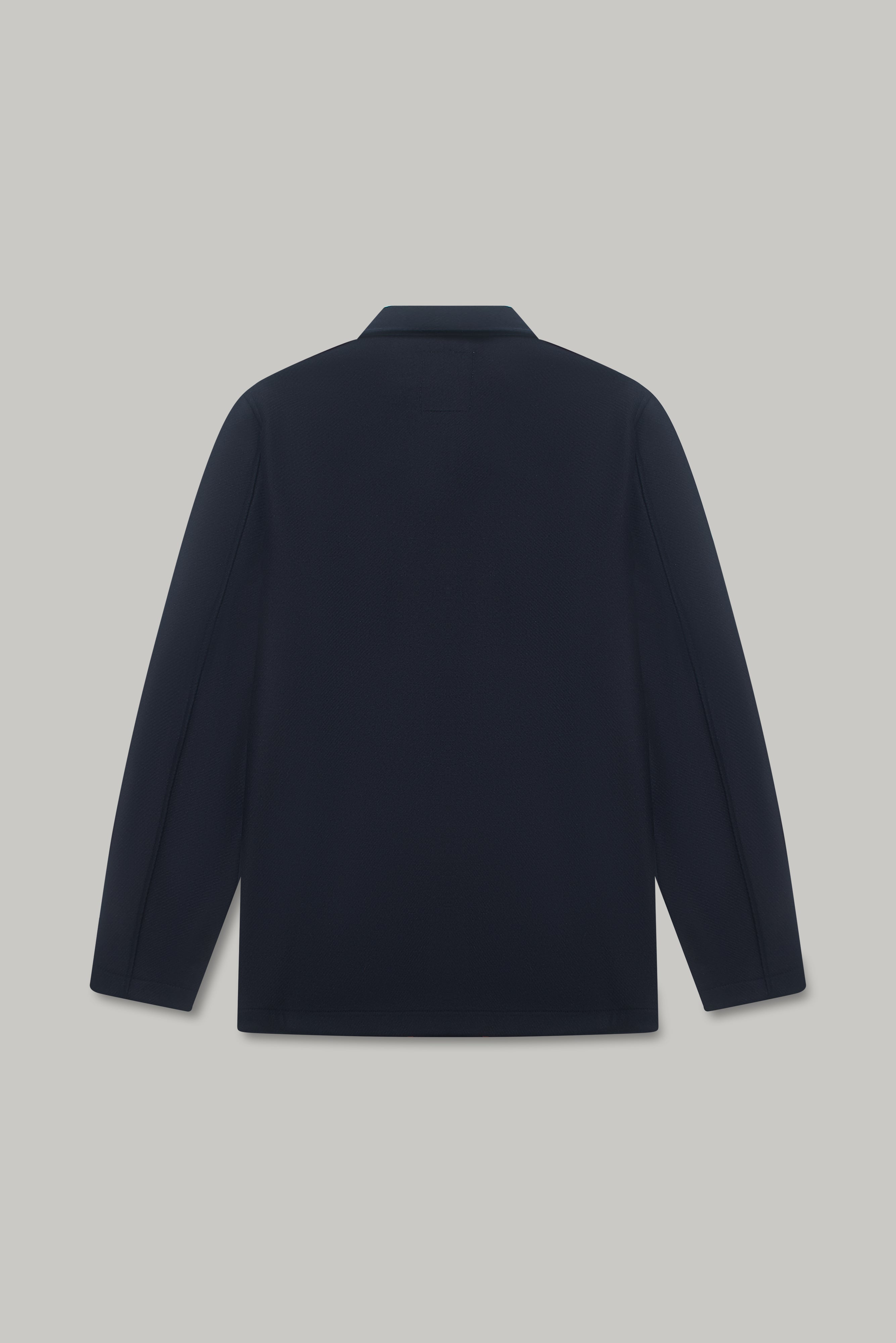 Chiltern Shacket Sleeve Lining - Birbo Twill Navy