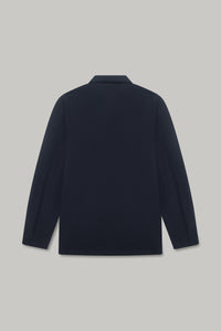 Chiltern Shacket Sleeve Lining - Birbo Twill Navy