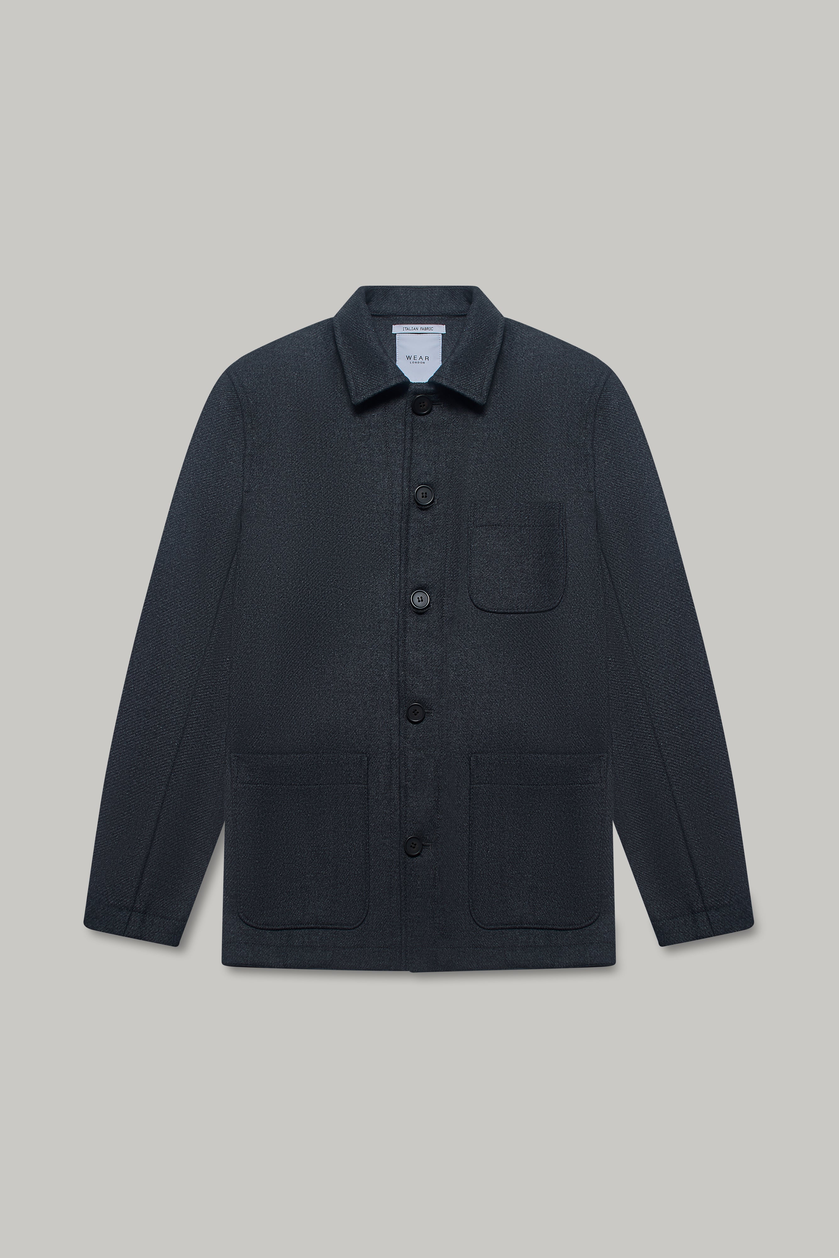 Chiltern Shacket Sleeve Lining - Birbo Twill Grey