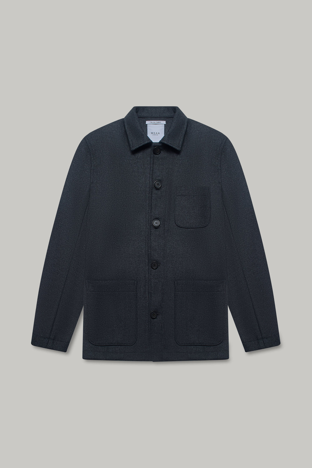 Chiltern Shacket Sleeve Lining - Birbo Twill Grey