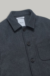 Chiltern Shacket Sleeve Lining - Birbo Twill Grey