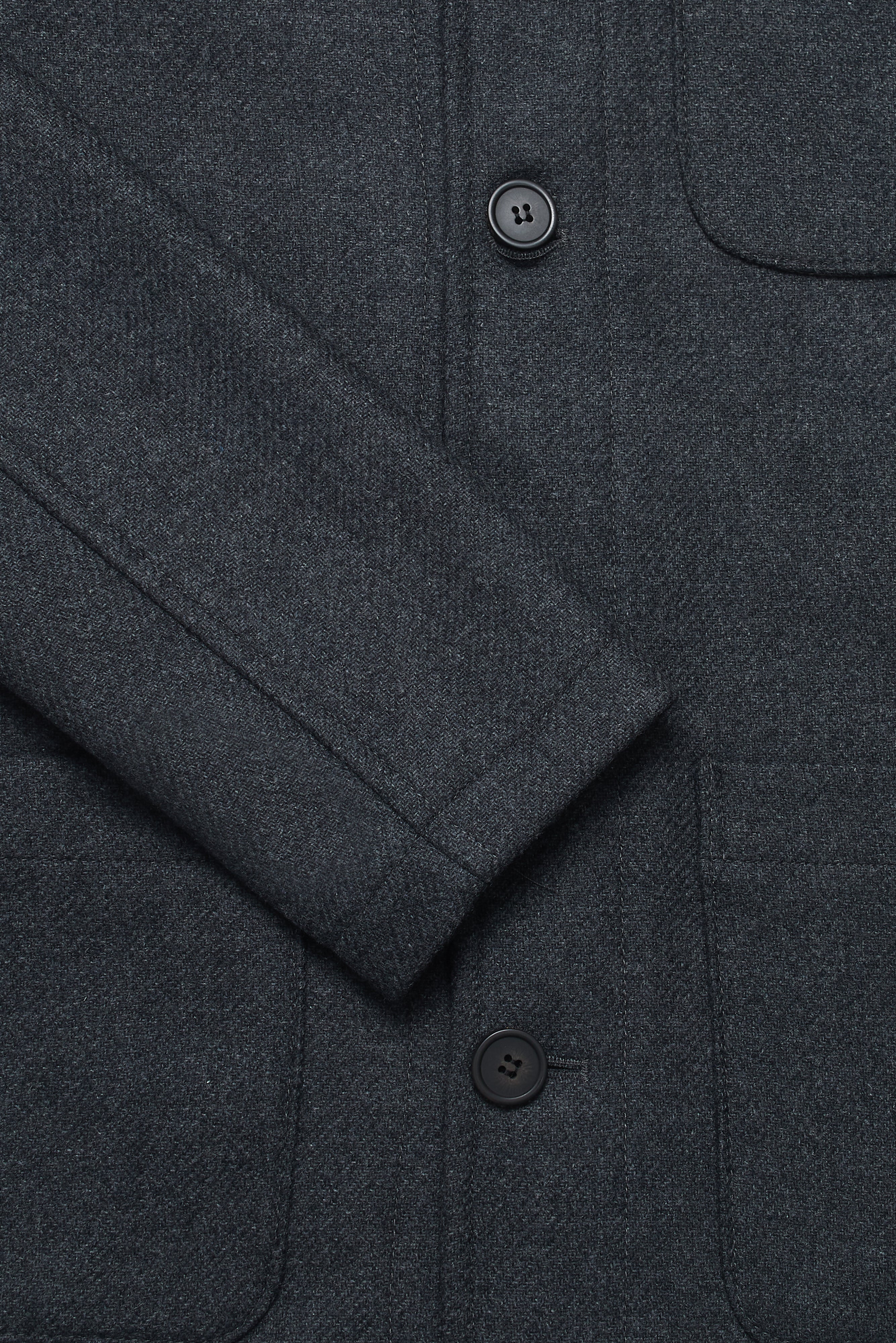 Chiltern Shacket Sleeve Lining - Birbo Twill Grey