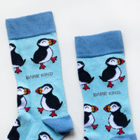 Save the Puffins Bamboo Socks