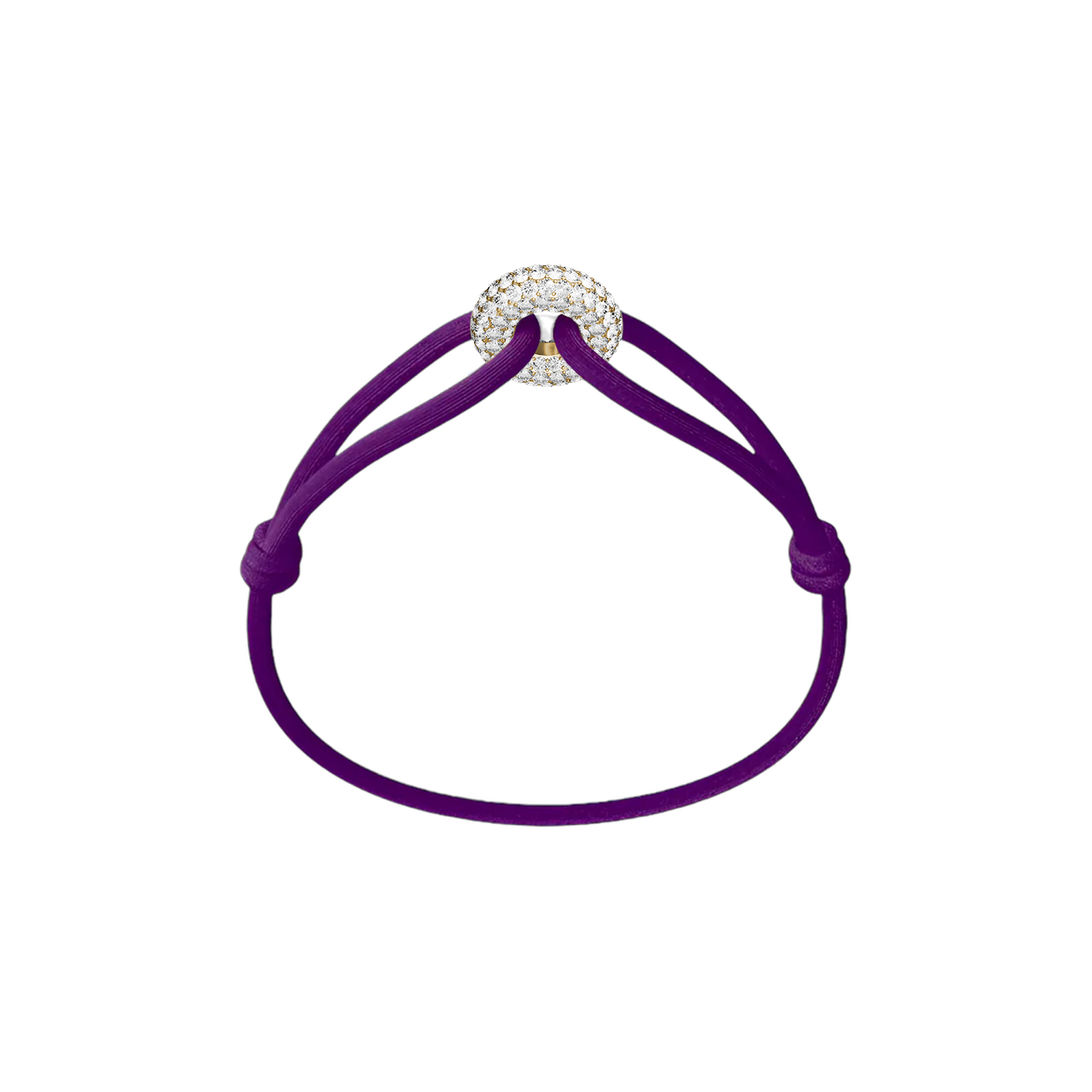 Golden Soho Pavé Cord Bracelet