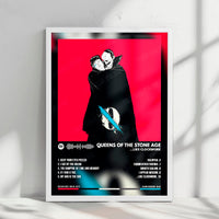 Queens of the Stone Age "...Like Clockwork" Album Cover Poster - with Complete Tracklist
