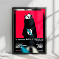 Queens of the Stone Age "...Like Clockwork" Album Cover Poster - with Complete Tracklist