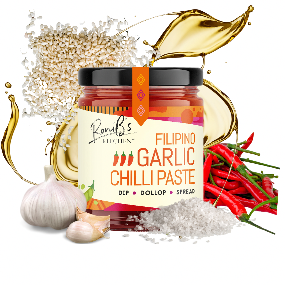 Filipino Garlic Chilli Paste with Scotch Bonnets | Medium Heat | Vegan