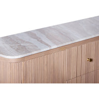 Bundi Natural Marble & Wood Extra Large Sideboard