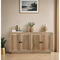 Preston Mango Wood 4 Doors Large Sideboard