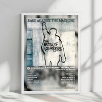 Rage Against the Machine "The Battle of Los Angeles" Album Cover Poster - with Complete Tracklist