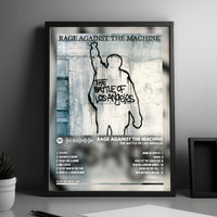 Rage Against the Machine "The Battle of Los Angeles" Album Cover Poster - with Complete Tracklist