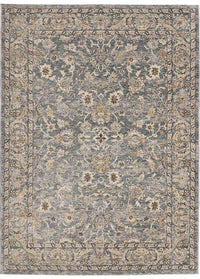 Raja Traditional Grey Vintage Rug for Timeless Elegance