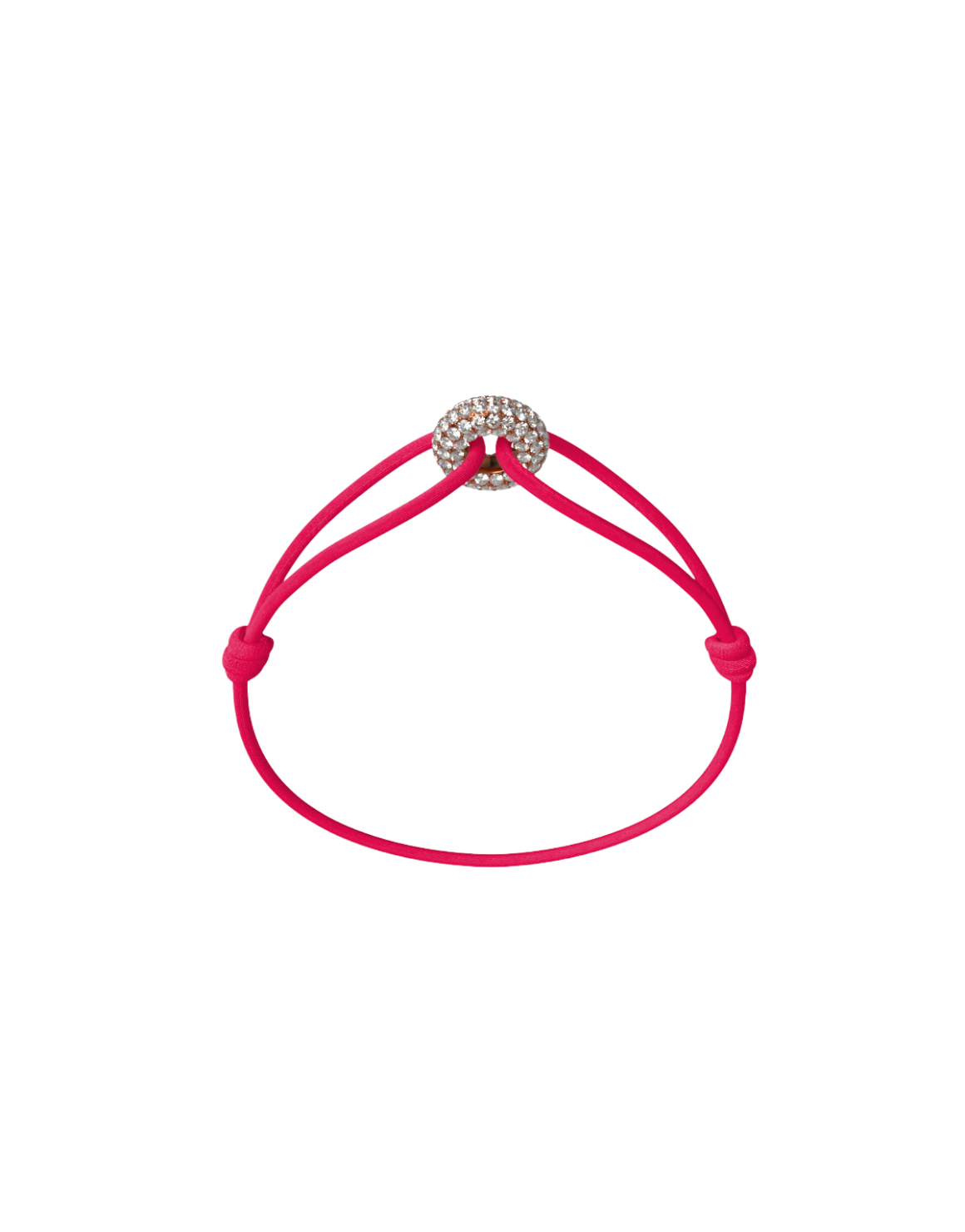 Mini Rose Soho Pavé Cord Bracelet