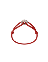 Rose Soho Pavé Cord Bracelet