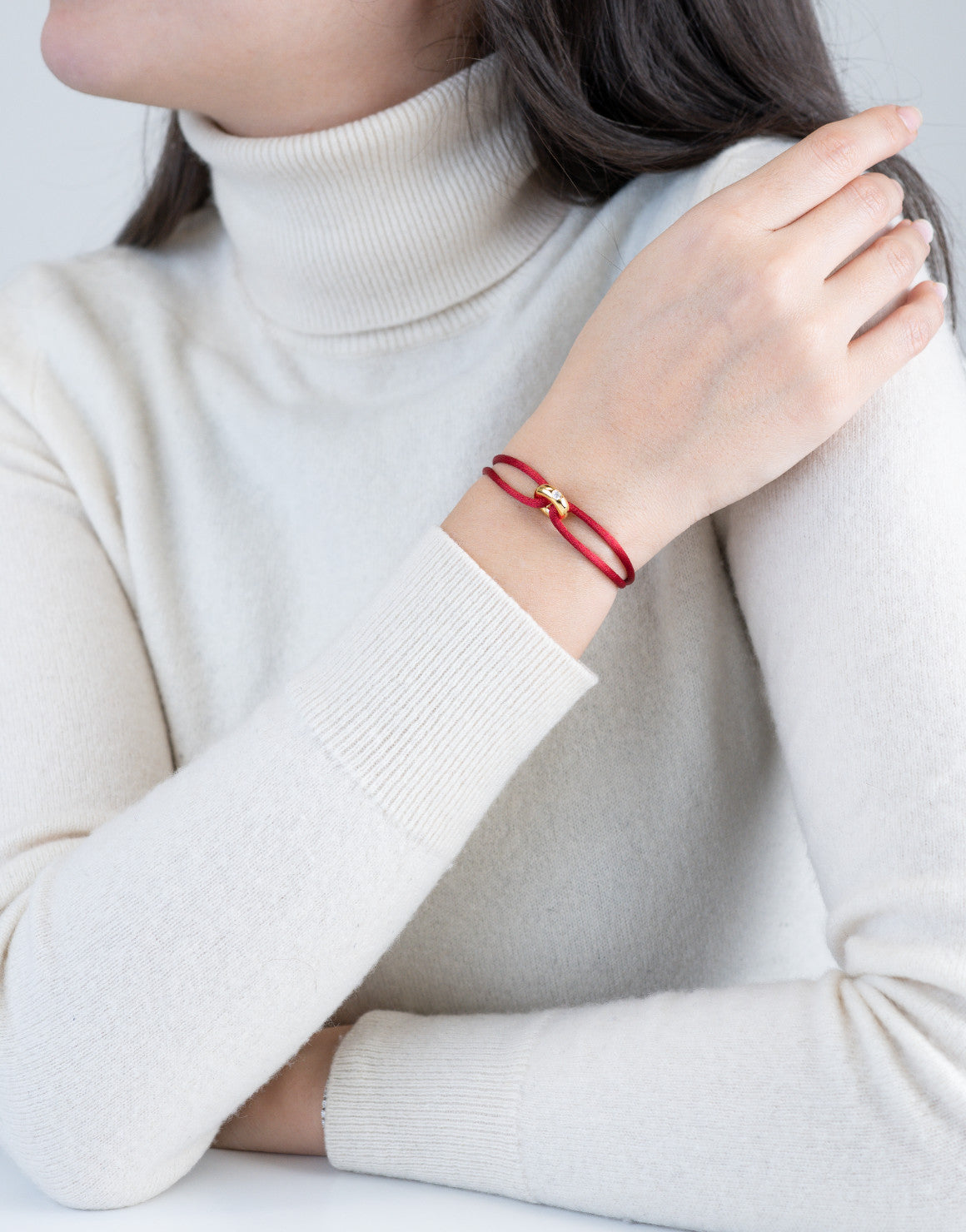 Golden Soho Diamond Cord Bracelet