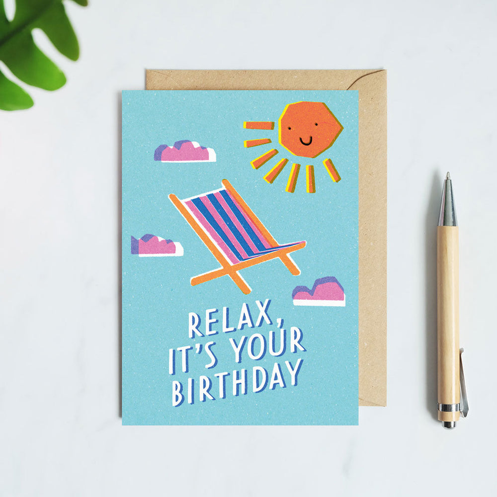 Relaxing Birthday Wishes Card