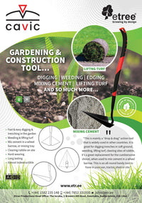 Cavic Garden Hoe / Bedding Shovel