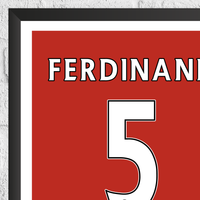 Rio Ferdinand Legend Stats Print