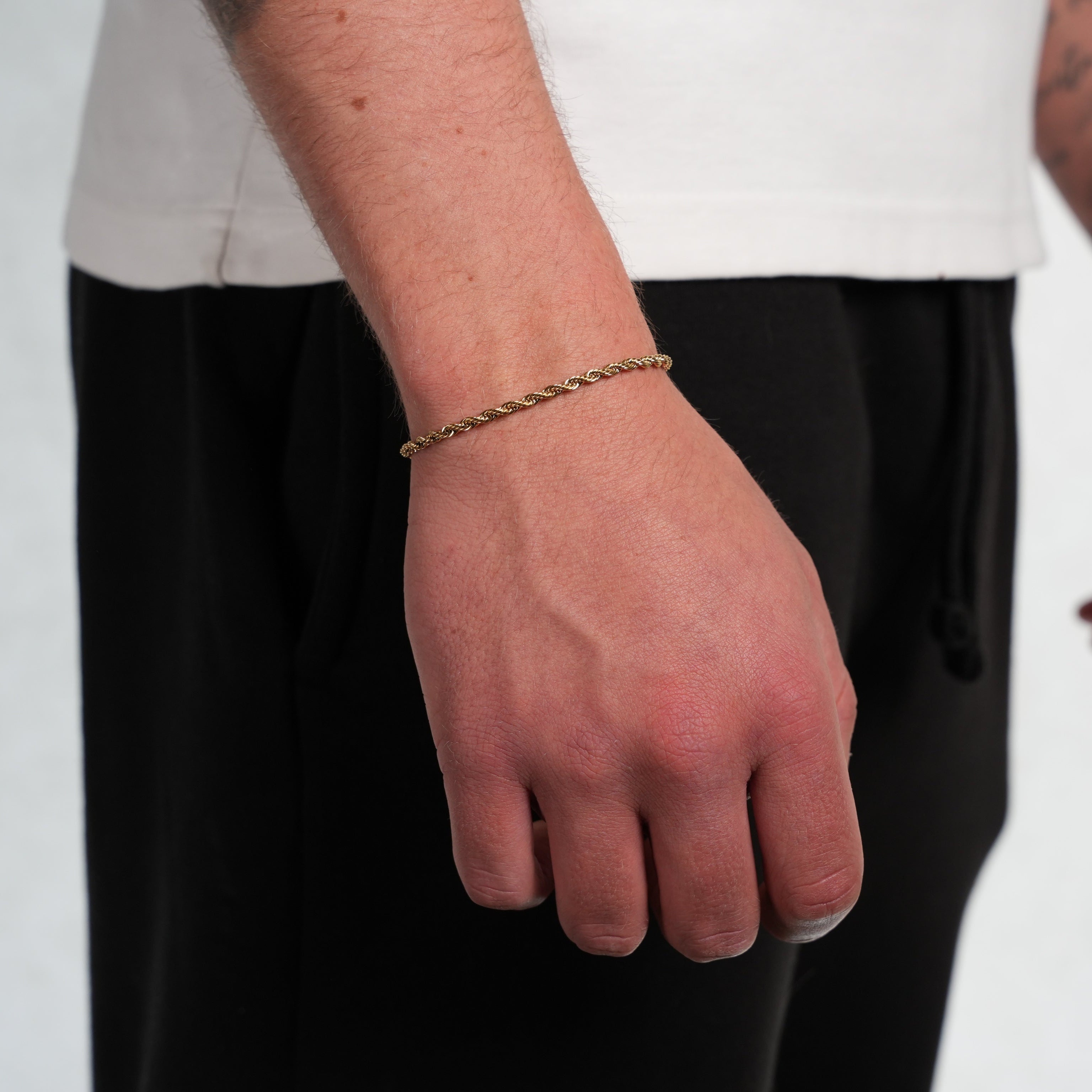 Rope Bracelet (Gold) 3mm