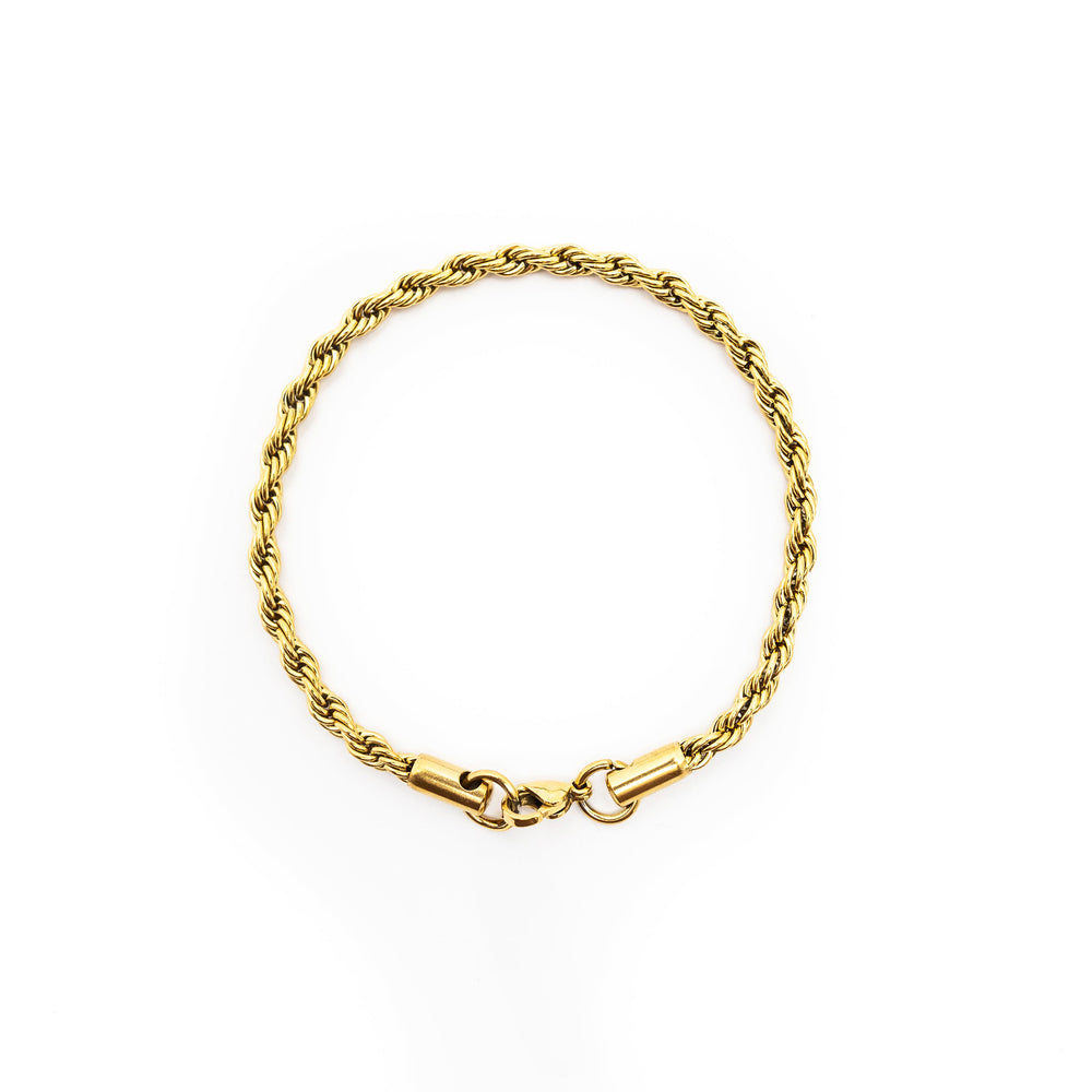 Rope Bracelet (Gold) 3mm
