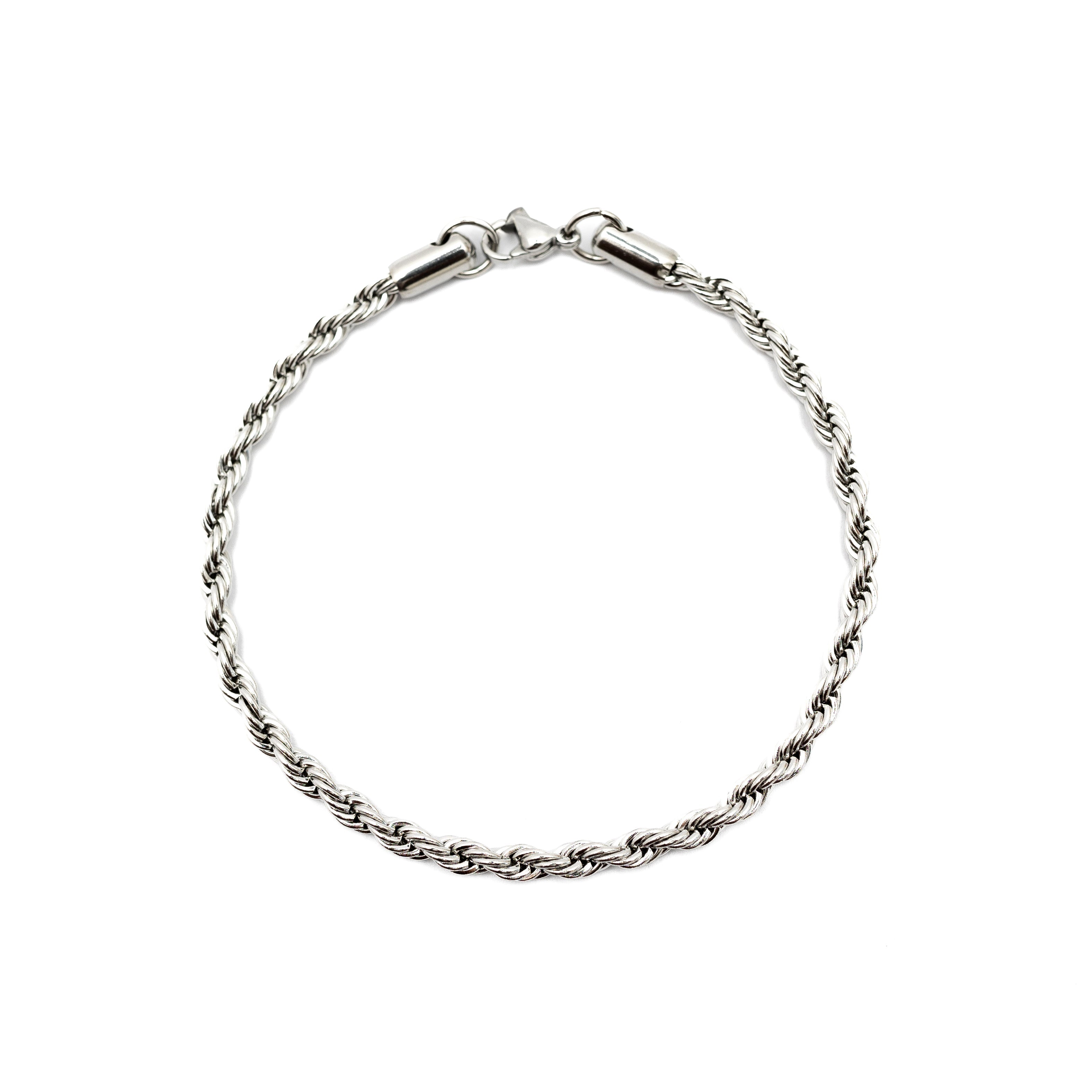 Rope Bracelet (Silver) 3mm