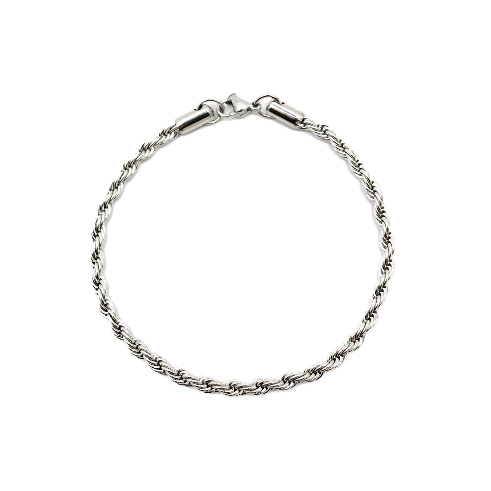 Rope Bracelet (Silver) 3mm