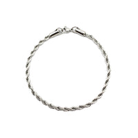 Rope Bracelet (Silver) 3mm