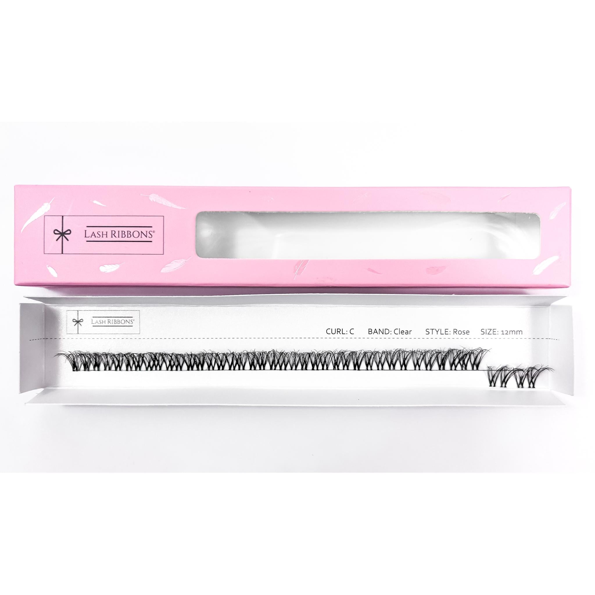 Rose - Weightless 'C' Curl Pre-Cut Lash Ribbons®