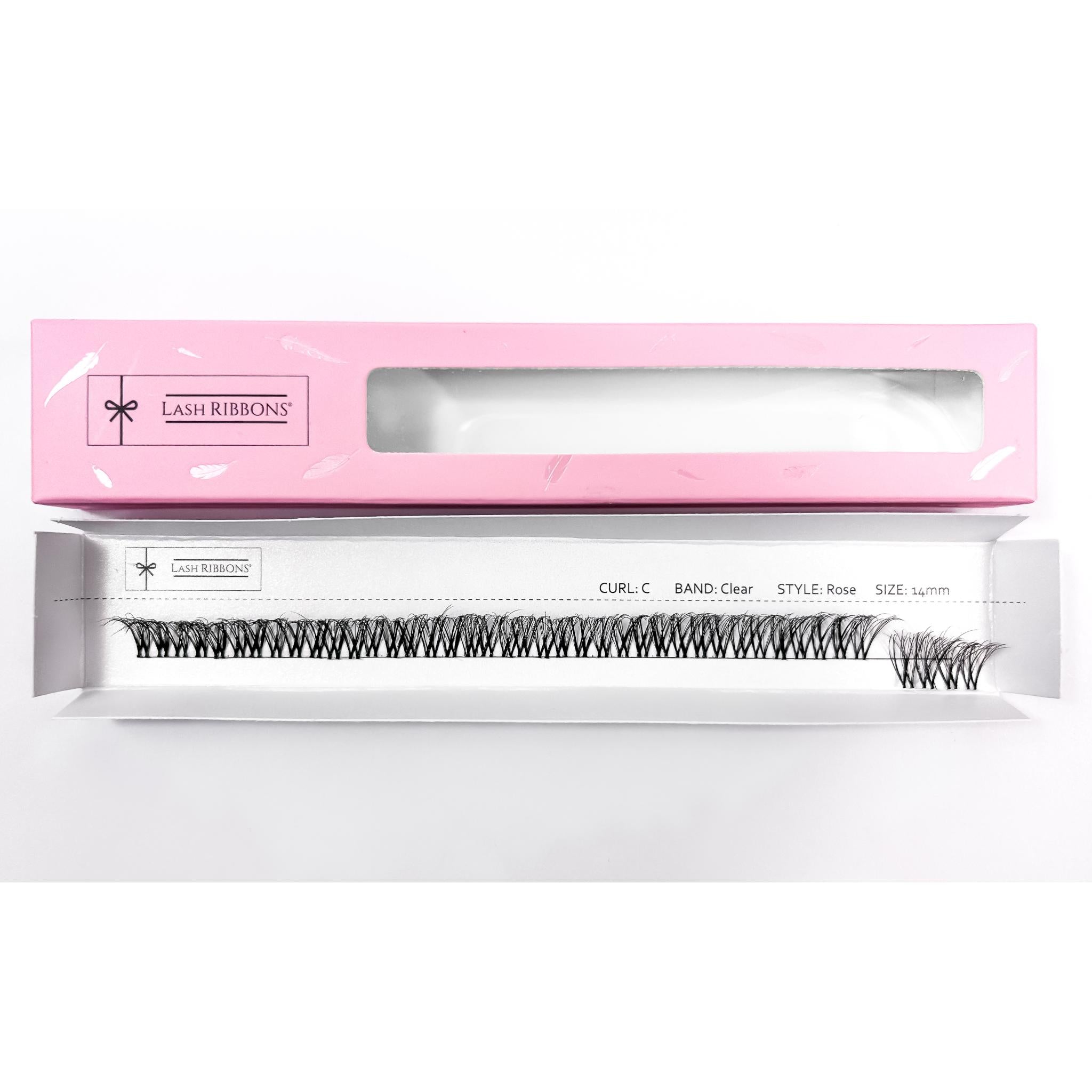 Rose - Weightless 'C' Curl Pre-Cut Lash Ribbons®