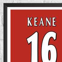 Roy Keane Legend Stats Print