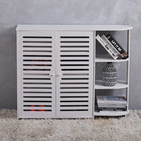 Double Door Shoe Cabinet 4-Layer