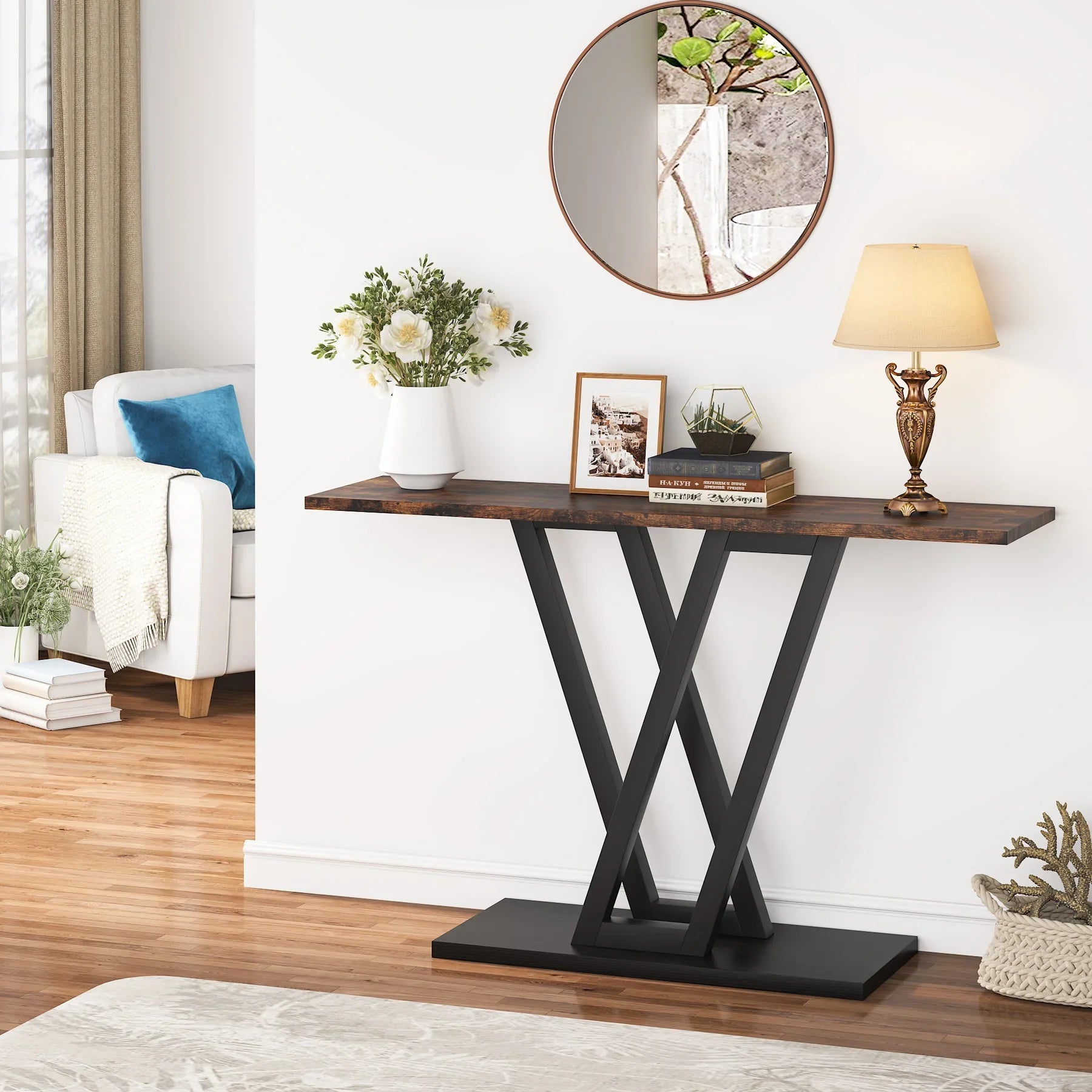 Industrial Console Table