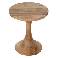 Merlin Mango Wood Round Side Table