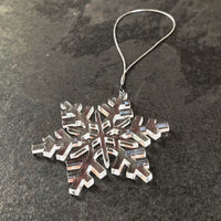Outdoor Christmas Tree Decoration Snowflake Cheerful Festive Sparkling