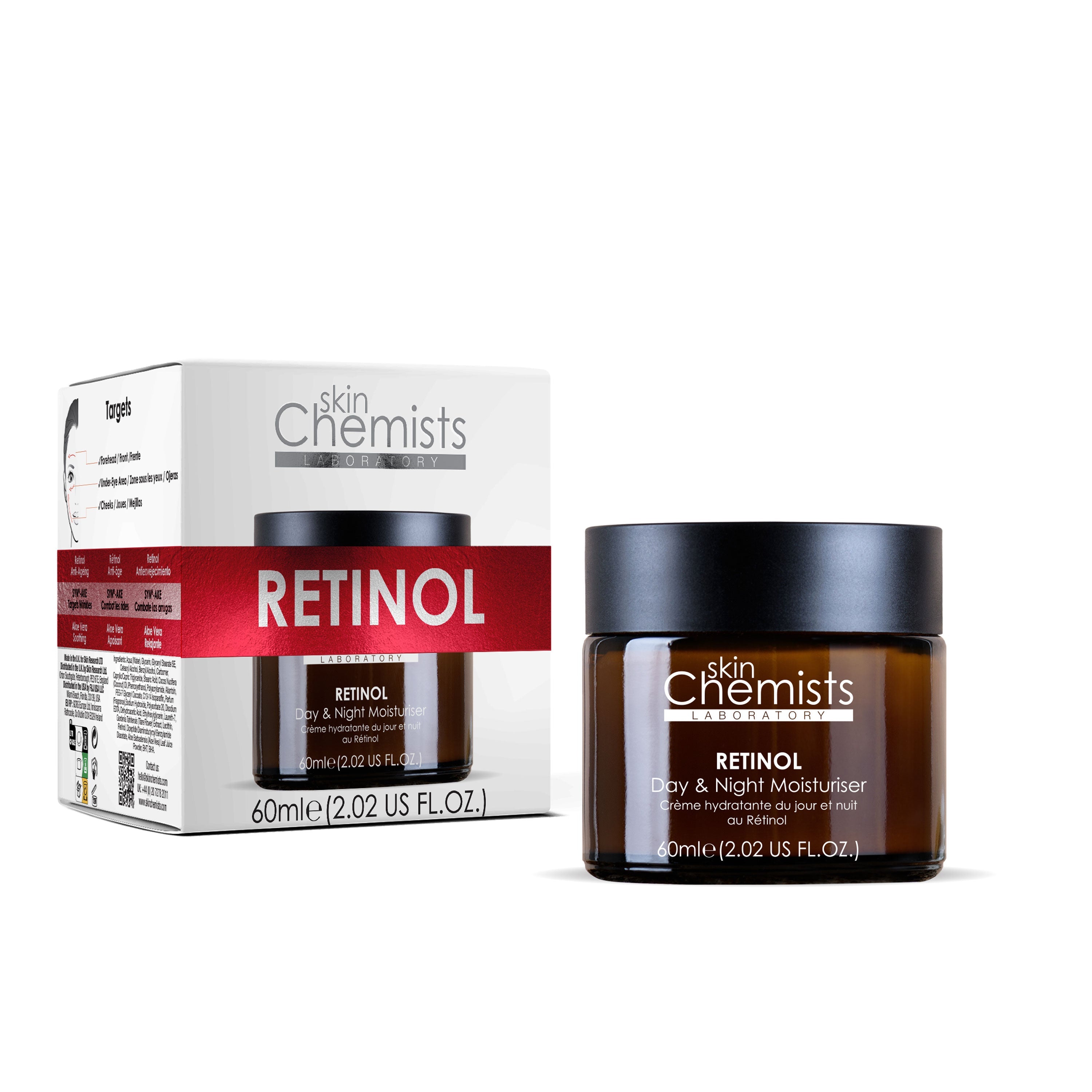 skinChemists Retinol Moisturiser & Hyaluronic Acid Moisturiser