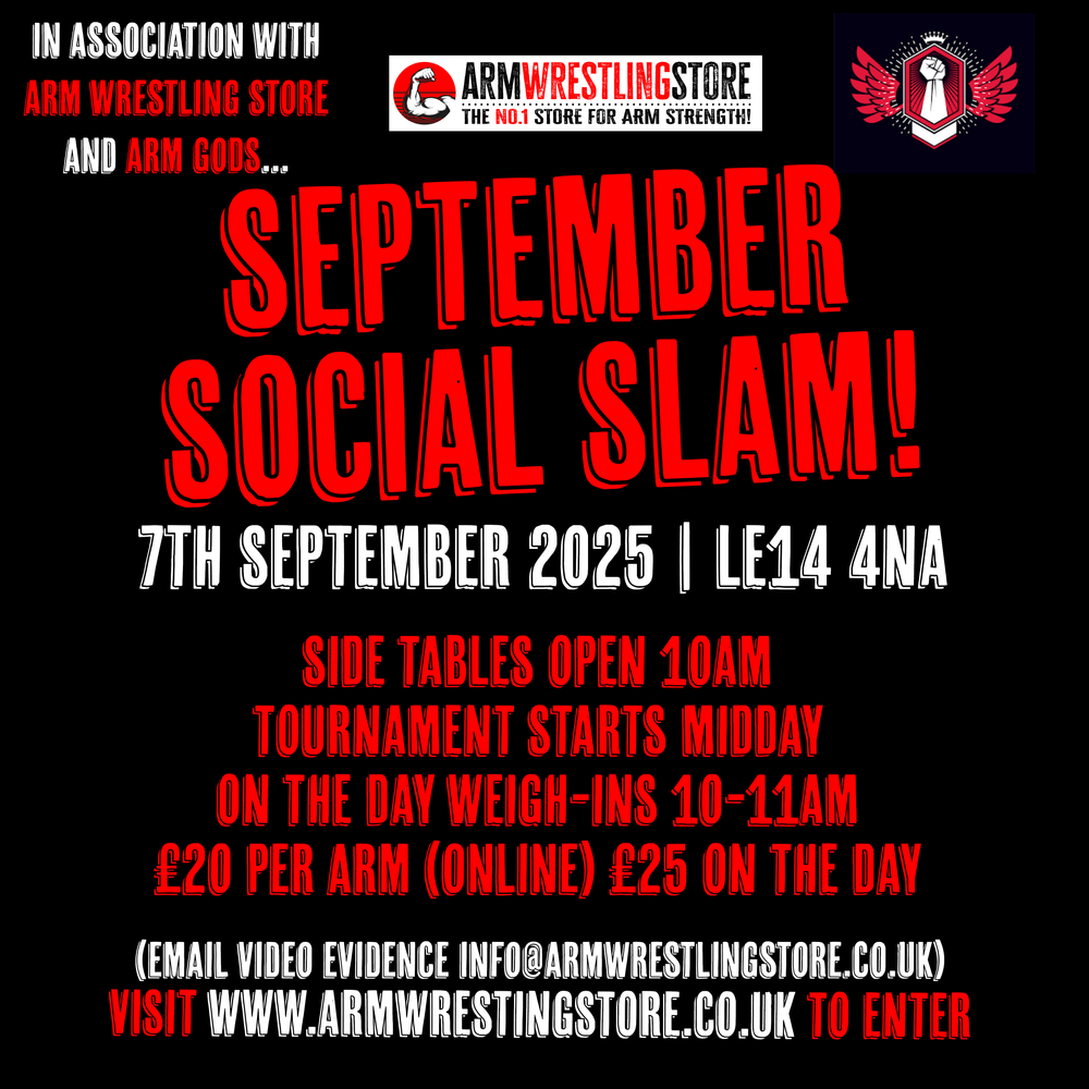 Entry to September Social Slam Arm Wrestling Tournament
