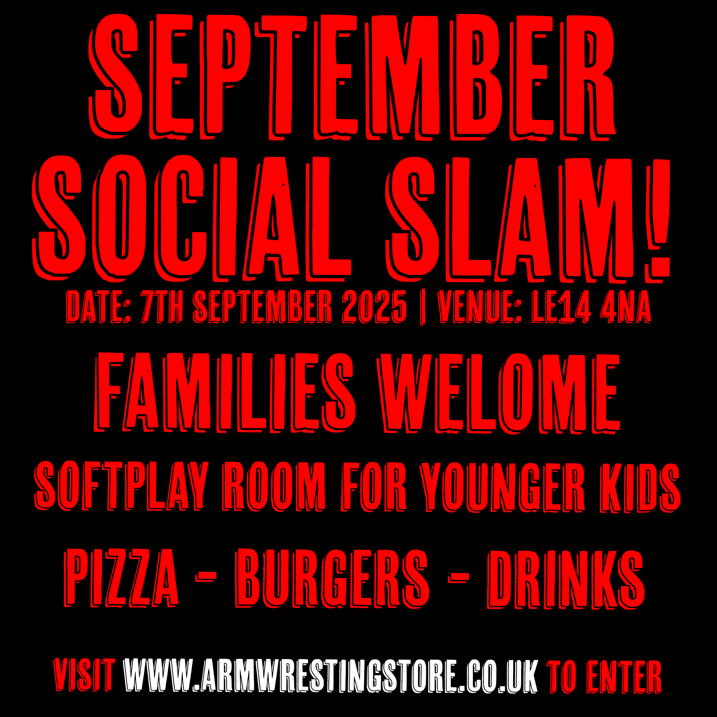 Entry to September Social Slam Arm Wrestling Tournament