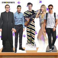 CS1196 Lando Norris Three Pack Shelf Top Cutout  Cardboard Cut Out Height 31cm